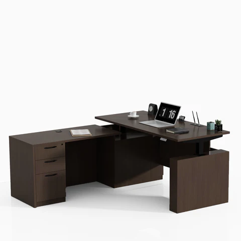 Make Your Work Environment Better with ALFA's Executive Corner Desks and Adjustable Height Workstations