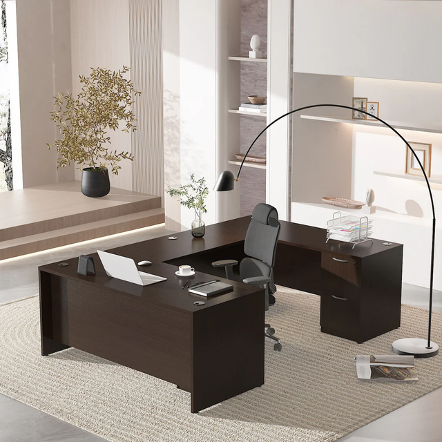 ALFA.GINO Collection | Modern/Contemporary U-shaped Executive Desk