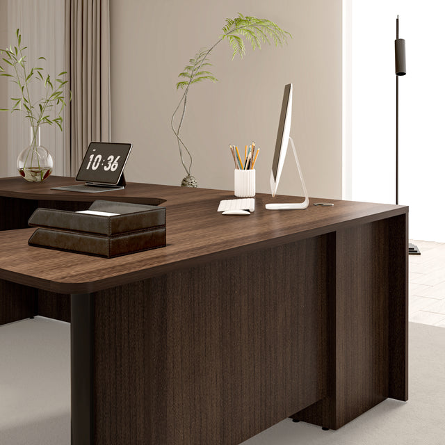 L-Shaped Executive Office Desk