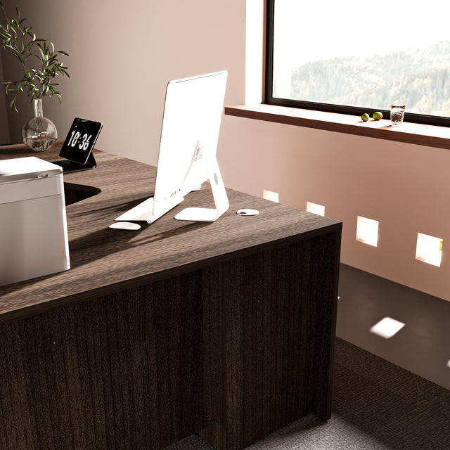 L-Shaped Executive Office Desk