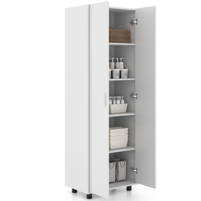 70"Garage Storage Cabinet with 2 Adjustable Shelves,Tool Cabinet for Home Office Kitchen Pantry