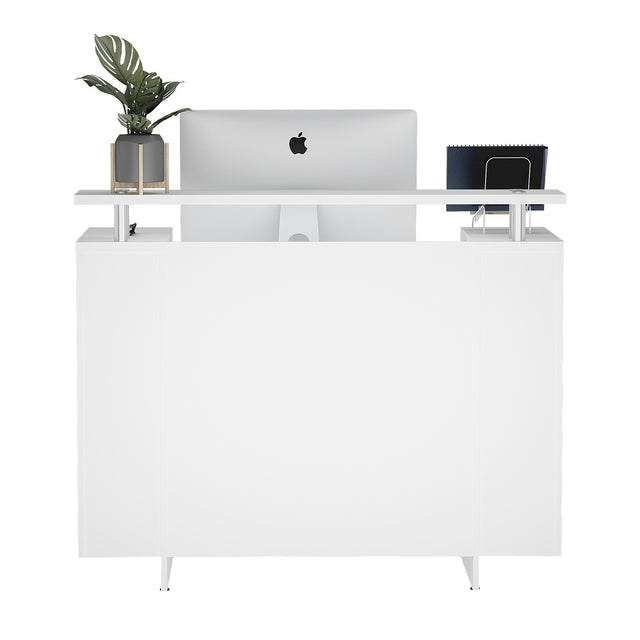 Rectangle Manufactured Wood Reception Desk