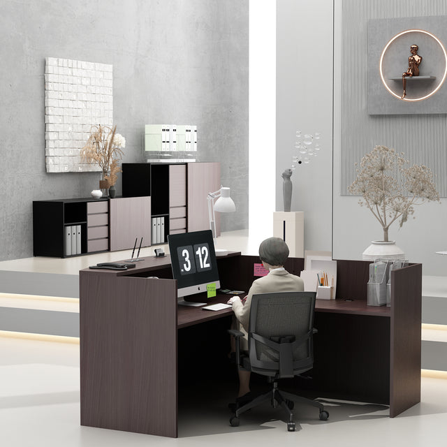 GINO Collection | L-shaped Reception Desk