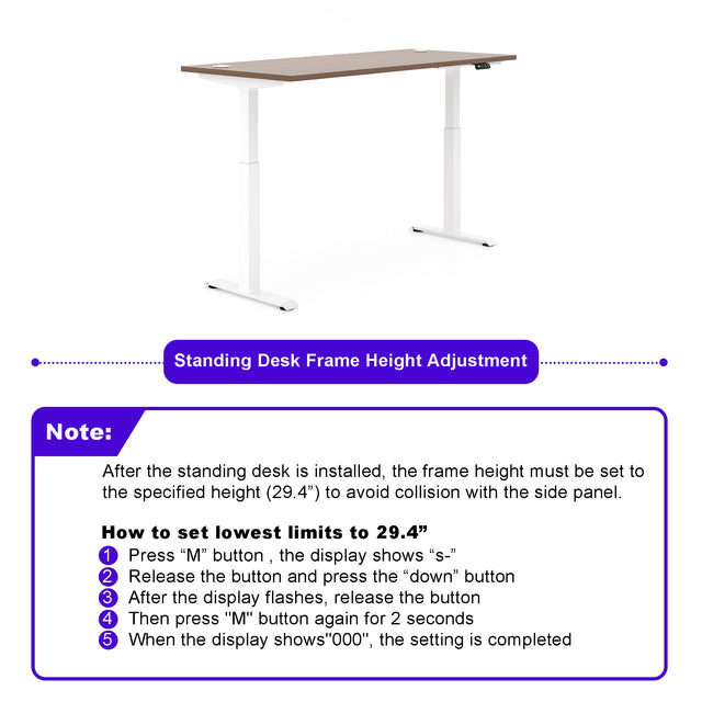 Adjustable Height Executive Standing Desk