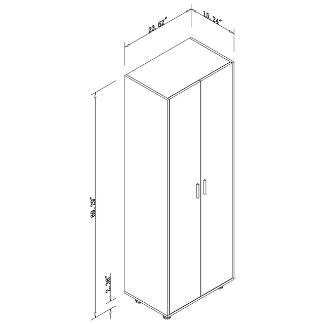 Garage Set 3 Pantry Storage Cabinet with 10 Utility Shelves, 70" Wooden Organization Garage Cabinet for Home Office Utility Room