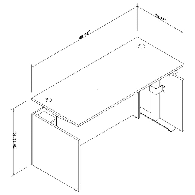 Adjustable Executive Desk